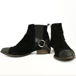 Free people western chelsea ankle cowboy boots